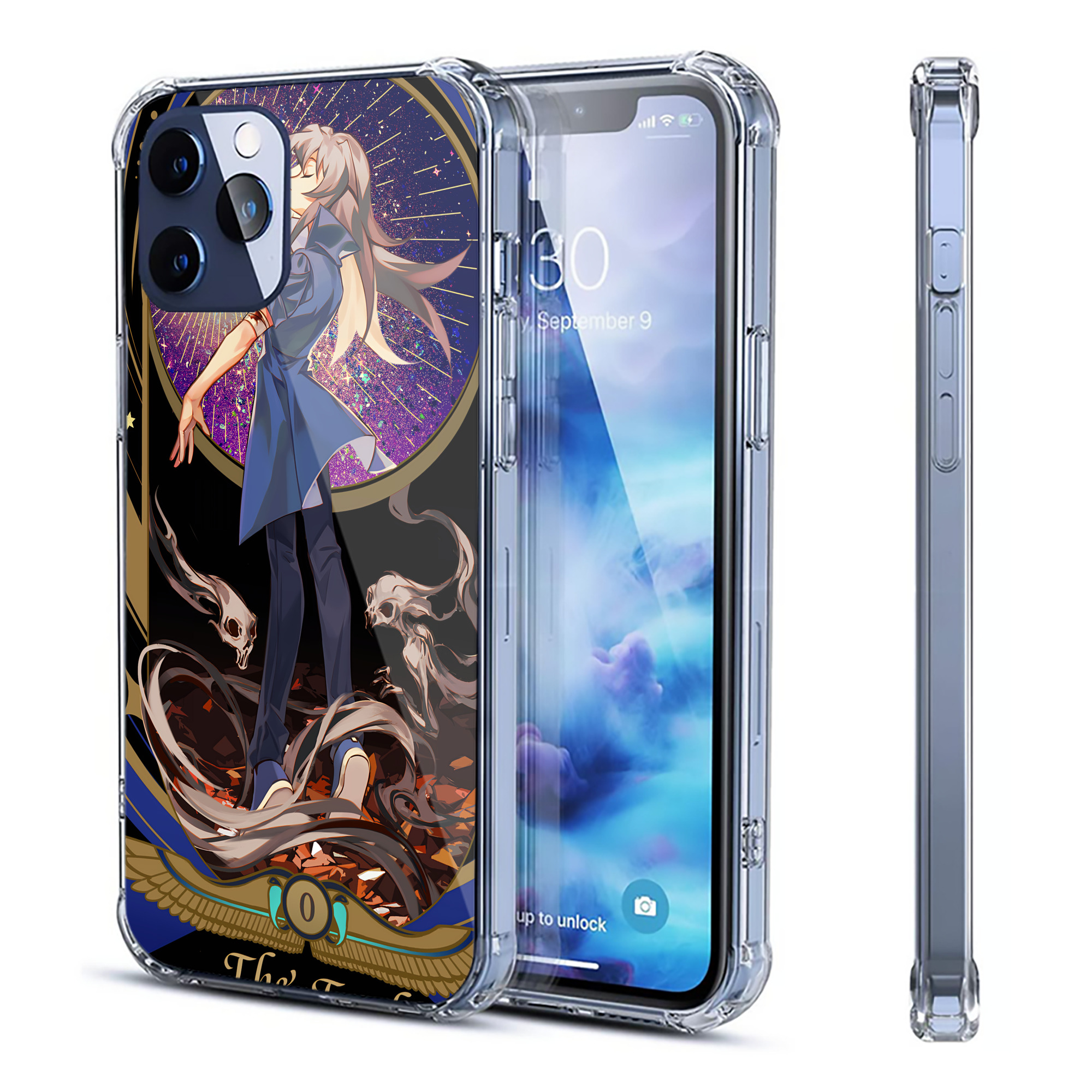 （画像用） 遊☆戯☆王 Yu-Gi-Oh! 【iPhone 12シリーズ対応】透明スマホケース（クリアソフトケース）